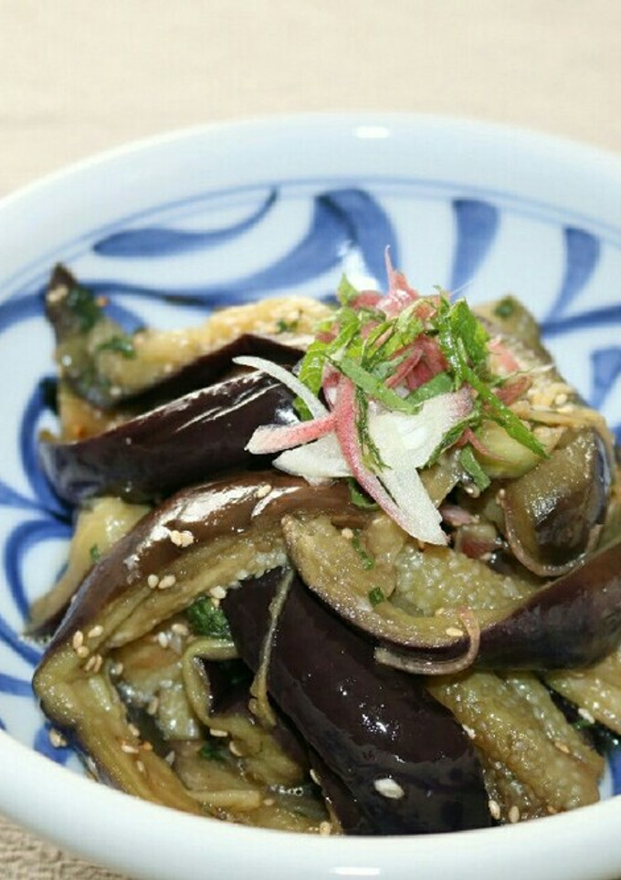 レンジで簡単♪茄子のさっぱり和え-レシピのメイン写真