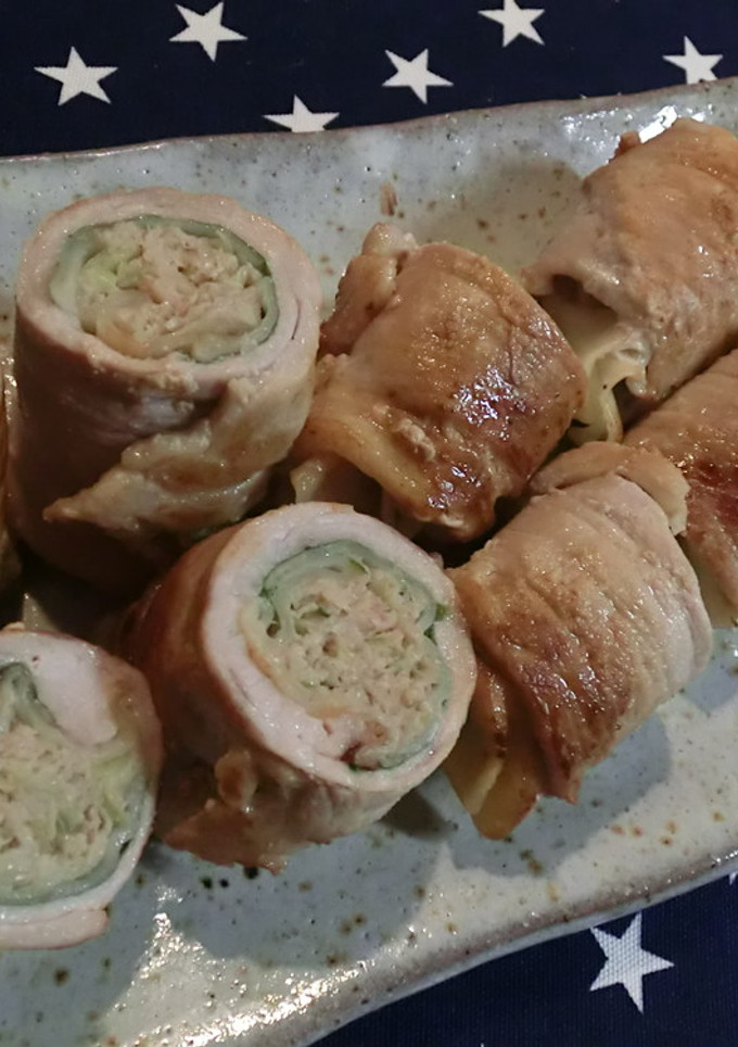 王将の餃子で肉シソ巻おろし添え☆-レシピのメイン写真
