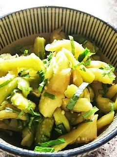 シソ香る簡単ナスの塩揉み❗-レシピのメイン写真