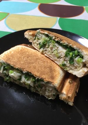 ジューシー餃子☆ホットサンド-レシピのメイン写真