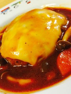 簡単♫煮込みハンバーグonチーズ♡-レシピのメイン写真