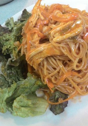 野菜が食べれる！　そうめんビビン麺-レシピのメイン写真