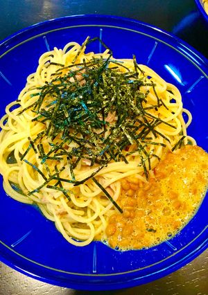 絶品♡しょうが香るツナ納豆パスタ♡-レシピのメイン写真
