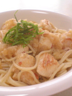和風ドレde鶏とおろしの冷製スパ-レシピのメイン写真