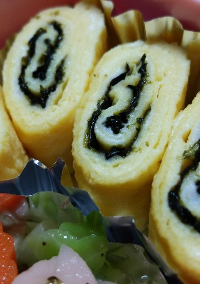 焼きのりde韓国のり風*巻き卵焼き☆弁当-レシピのメイン写真