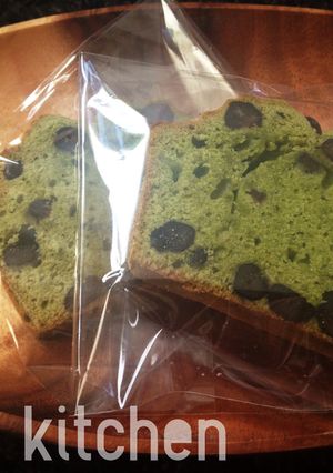 甘納豆入り、抹茶パウンドケーキ-レシピのメイン写真