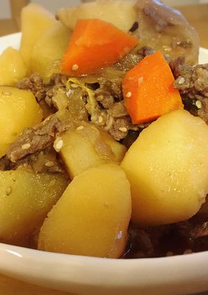 コストコプルコギビーフで甘辛旨旨肉じゃが-レシピのメイン写真