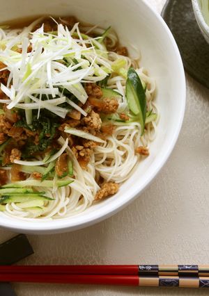うまうま肉味噌たれそうめん-レシピのメイン写真