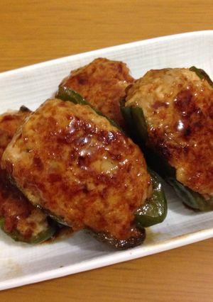 ★ピーマンの肉詰め★-レシピのメイン写真