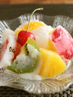 夏デザート!クラッシュフルーツミルク寒天-レシピのメイン写真