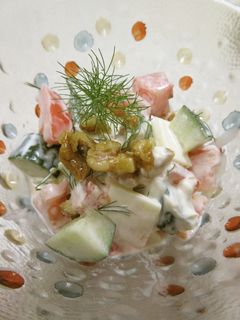 メープルくるみとトマトのサラダ-レシピのメイン写真