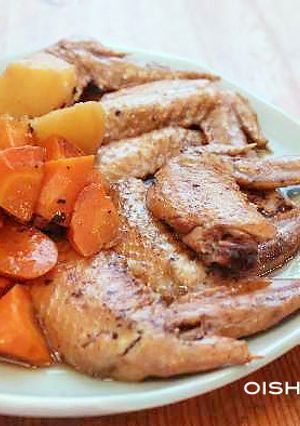 コラーゲンリッチ鶏手羽肉のバルサミコ酢煮-レシピのメイン写真