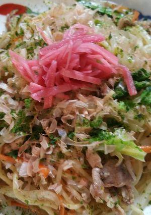 醤油とソースの焼きそばランチちょと大人-レシピのメイン写真