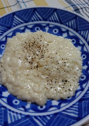 牛乳で5分♪濃厚チーズリゾット★-レシピのメイン写真