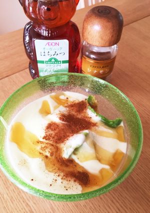 アボカドヨーグルトのシナモンかけ-レシピのメイン写真