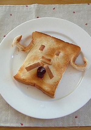 朝食に！かわいいワンワントースト-レシピのメイン写真
