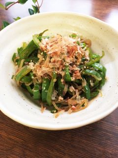 ピーマンと白滝の炒め物-レシピのメイン写真