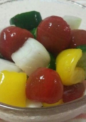 簡単☆ミニトマトのカラフルピクルス♪-レシピのメイン写真