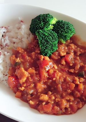簡単♬お家カフェ♬こくまろキーマカレー-レシピのメイン写真