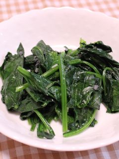 中華大好き♡ ほうれん草のにんにく炒め-レシピのメイン写真