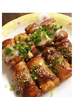 ☆チーズとろ〜り♪肉巻き厚揚げ☆-レシピのメイン写真