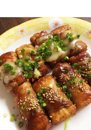 ☆チーズとろ〜り♪肉巻き厚揚げ☆-レシピのメイン写真