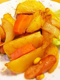 簡単!ホクホク♪新ジャガのカレー炒め-レシピのメイン写真