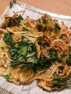 セロリが甘い~♪セロリと玉ねぎのかき揚げ-レシピのメイン写真