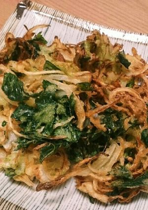 セロリが甘い～♪セロリと玉ねぎのかき揚げ-レシピのメイン写真