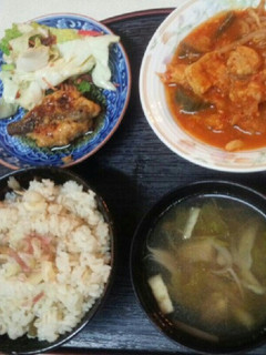 牛蒡つくね定食(血管ダイエット食802)-レシピのメイン写真
