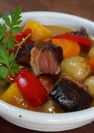 牛ばら肉のポトフ-レシピのメイン写真