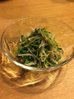 豆苗とえのきのナムル-レシピのメイン写真