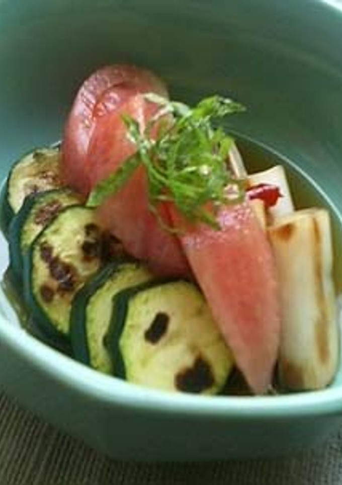 ねぎとズッキーニの南蛮漬け-レシピのメイン写真