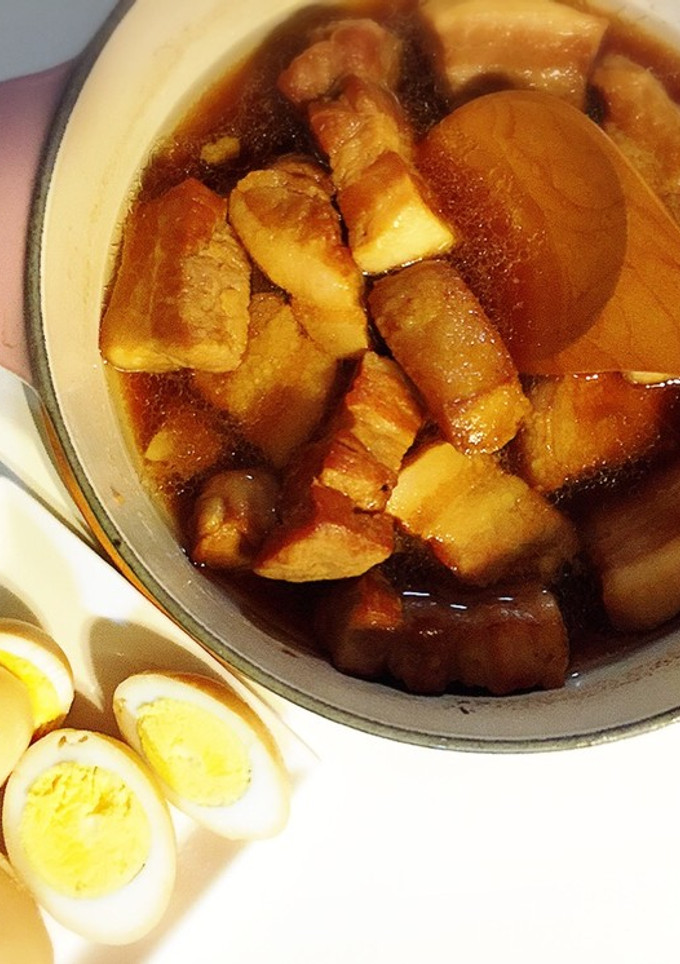 麺つゆで簡単 煮豚をルクルーゼで作ろう-レシピのメイン写真