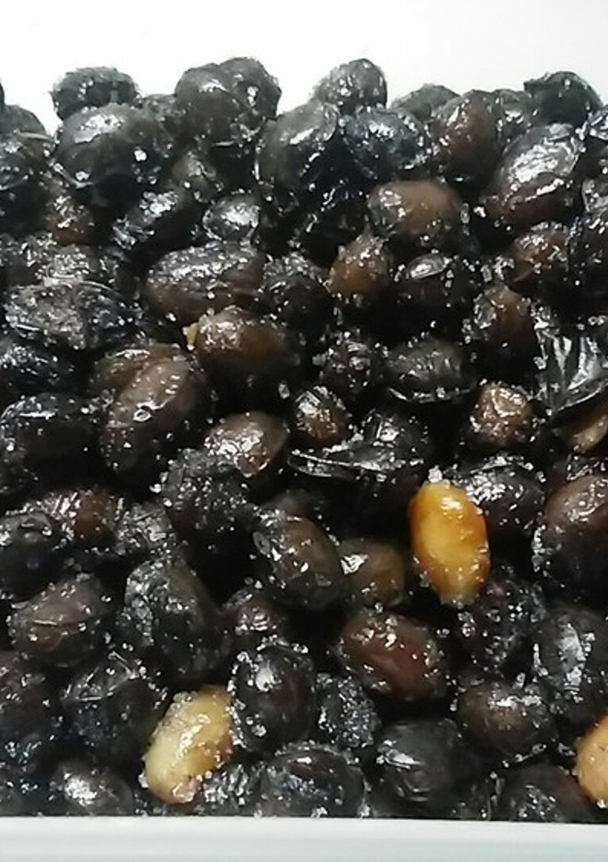 ジュースの残り黒豆で黒豆甘納豆-レシピのメイン写真