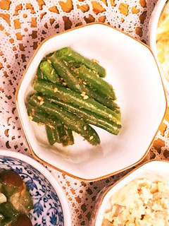 簡単\ ♪♪ /いんげんの胡麻和え-レシピのメイン写真
