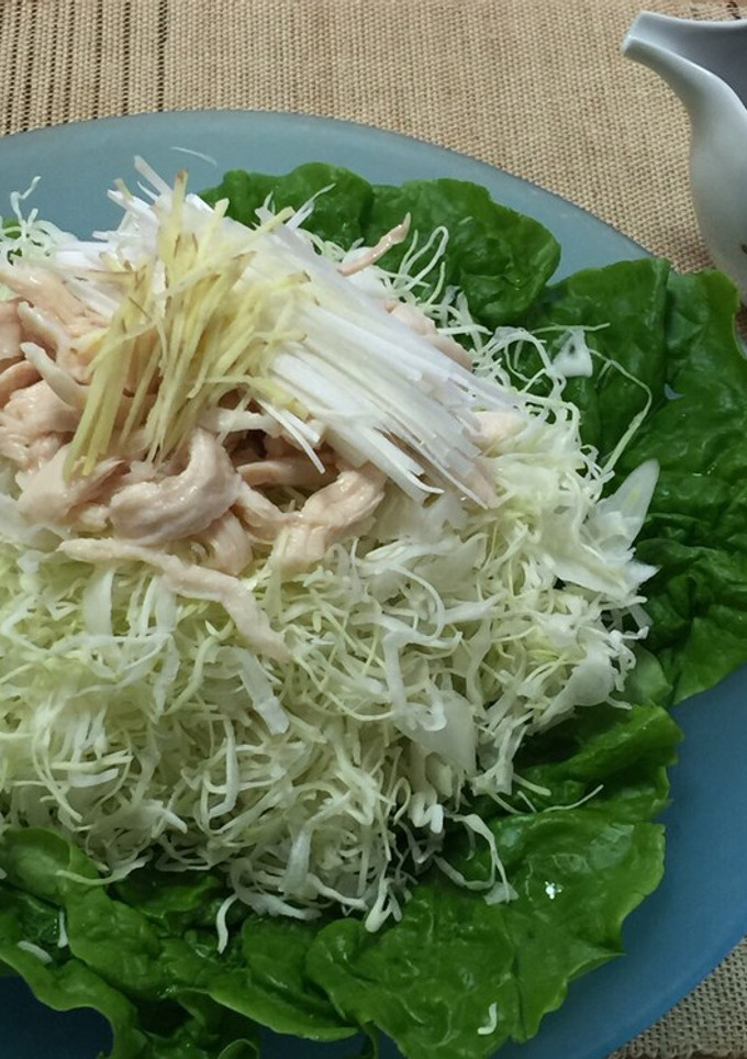 キャベツと蒸し鶏ほぐしのサラダ-レシピのメイン写真