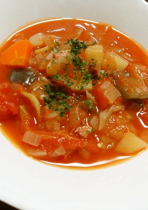 野菜たっぷりミネストローネスープ-レシピのメイン写真