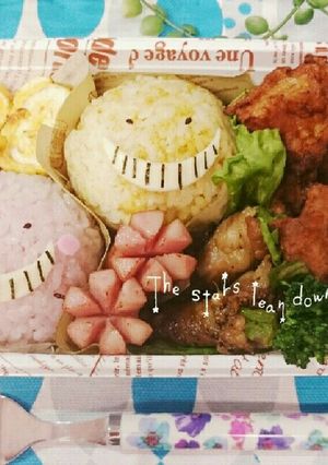キャラ弁『殺せんせー②』-レシピのメイン写真