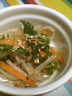 三色野菜のピリ辛和え-レシピのメイン写真