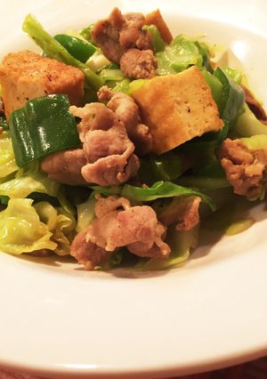 キャベツと厚揚げのカレー風味-レシピのメイン写真