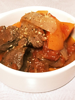 ジビエ(鹿肉)のトマト煮-レシピのメイン写真