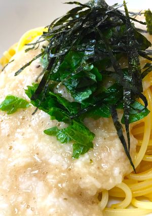 ねばねばとろろの和風冷製パスタ-レシピのメイン写真