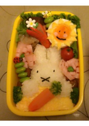 ミッフィーちゃんのキャラ弁-レシピのメイン写真