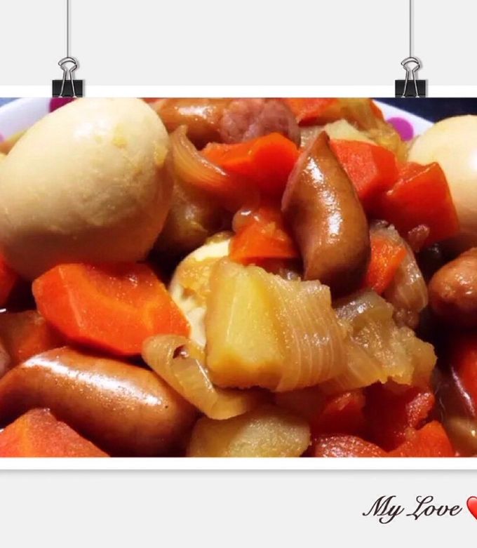 れぽ7♡ウインナー肉じゃが♡簡単-レシピのメイン写真