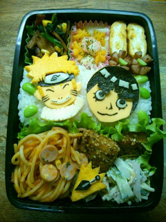 キャラ弁『ナルト&リー』-レシピのメイン写真