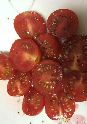 1分で出来る簡単お酒に合うトマトおつまみ-レシピのメイン写真