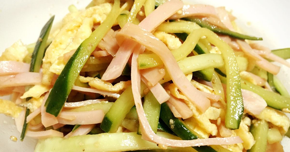 はむサラダ B−カロテン豊富♪豆苗とハムの中華サラダ by hitkat