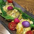 残り物刺身で、カレー味ピカタ