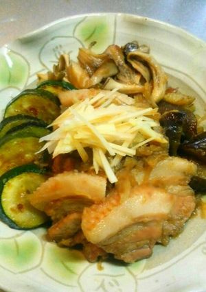 野菜もたっぷり♪豚の角煮 夏ver.-レシピのメイン写真